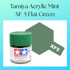 Tamiya Acrylic Mini XF-5 Flat Green