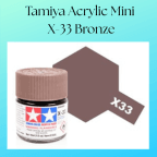 Tamiya Acrylic Mini X-33 Bronze