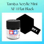 Tamiya Acrylic Mini XF-1 Flat Black