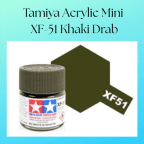 Tamiya Acrylic Mini XF-51 Khaki Drab