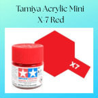 Tamiya Acrylic Mini X-7 Red