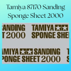 Tamiya 87170 Sanding Sponge Sheet 2000