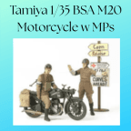 Tamiya 1/35 BSA M20 Motorcycle w MPs