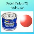 Revell 14ml Tinlets #731 (6) Red Clear