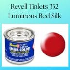 Revell 14ml Tinlets #332 (6) Luminous Red Silk