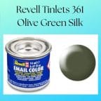 Revell 14ml Tinlets #361 (6) Olive Green Silk