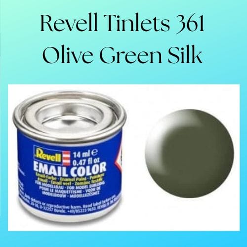 Revell 14ml Tinlets #361 (6) Olive Green Silk