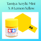 Tamiya Acrylic Mini X-8 Lemon Yellow