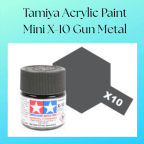 Tamiya Acrylic Paint Mini X-10 Gun Metal