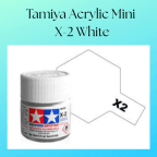 Tamiya Acrylic Mini X-2 White