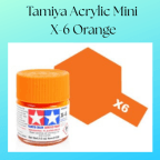 Tamiya Acrylic Mini X-6 Orange