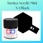 Tamiya Acrylic Mini X-1 Black