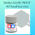 Tamiya Acrylic Mini XF-80 Naval Sea Grey