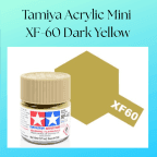 Tamiya Acrylic Mini XF-60 Dark Yellow