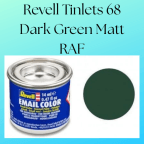 Revell Tinlets 68 Dark Green Matt RAF