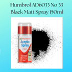 Humbrol AD6033 No 33 Black Matt 150ml