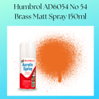 Humbrol No AD6034 No54 Brass Spray 150ml