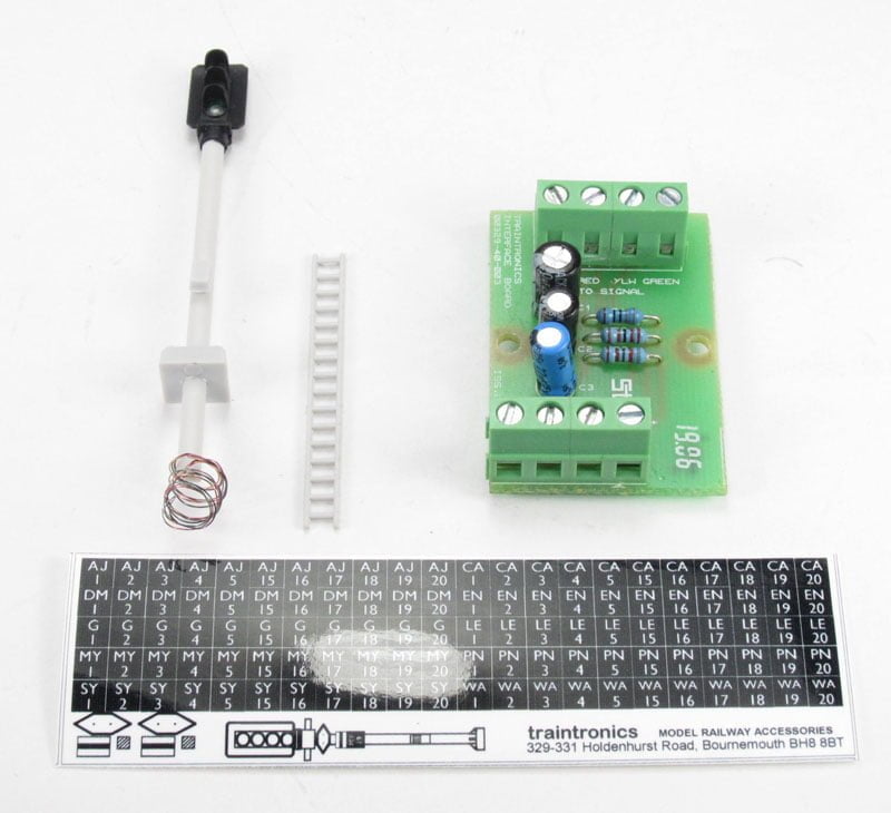Traintronics TT105 OO Scale 3 Aspect Signal Yw/Gn/Yw