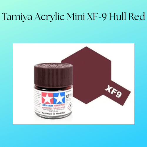 Tamiya Acrylic Mini XF-9 Hull Red