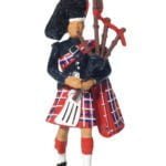 Britains 41072 Scots Guard Piper Metal Figure