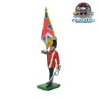 Britains 43051 Scots Guard Colour Bearer, Regimental Colour