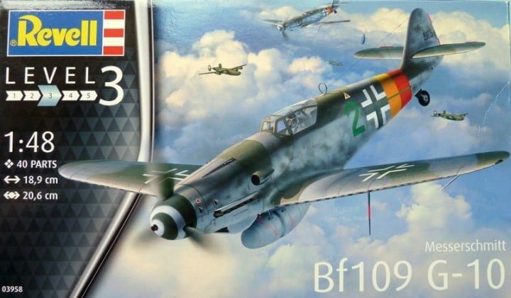 Revell 03958 1/48 Me109 G10