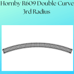 Hornby R609 Double Curve 3rd Radius