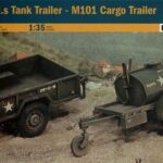 Italeri 229 1/35 250 Gal Tank Trailer - M101 Cargo Trailer