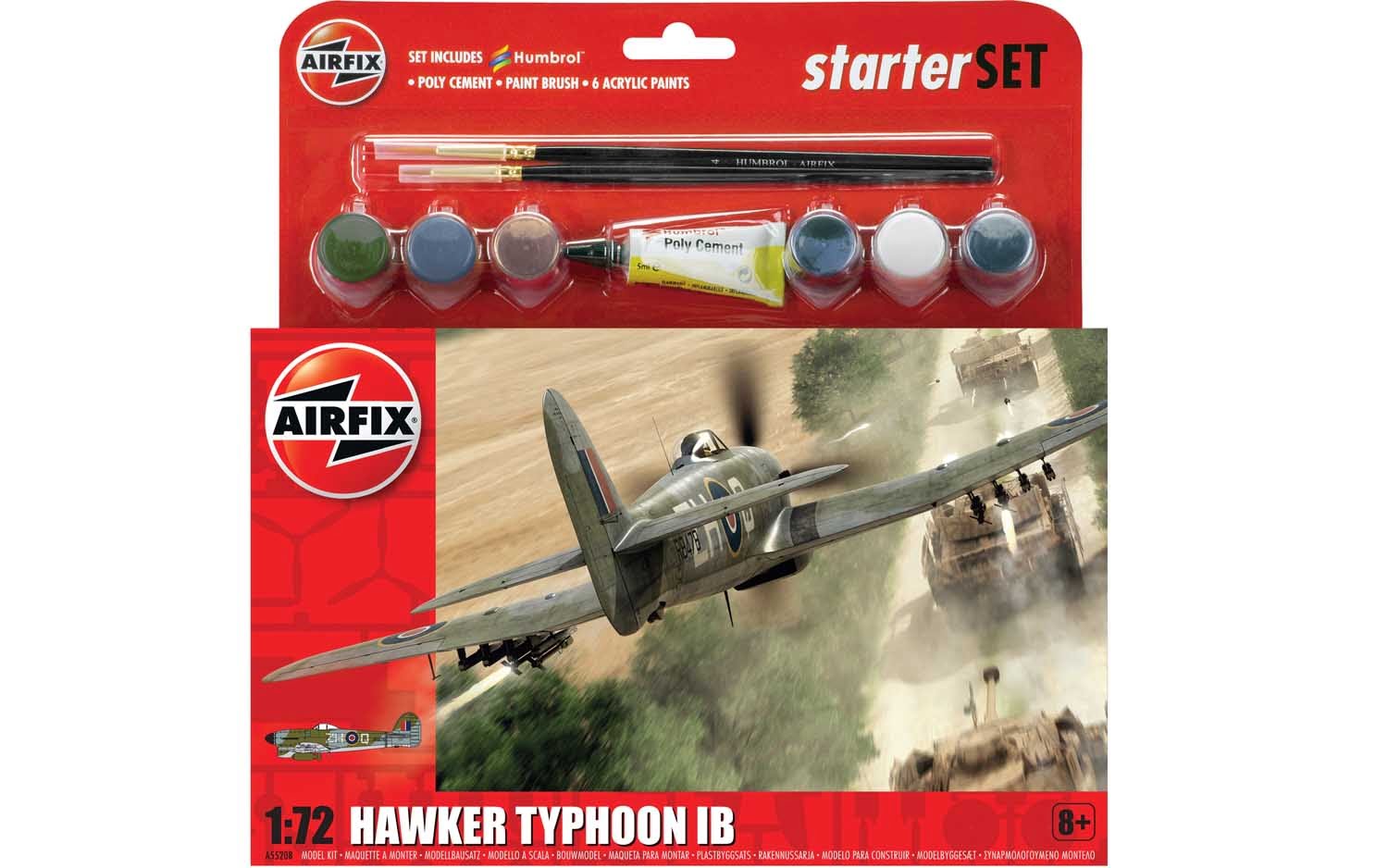 Airfix A55208 Hawker Typhoon IB Starter Set