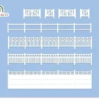 Wills SS43 Concrete Fencing