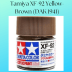 Tamiya XF-92 Yellow-Brown (DAK 1941)