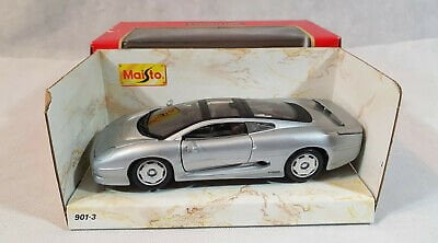 Jaguar XJ220 1992 Gris Argenté – Maisto 1/12, échelle Géante, Mini Voiture De Collection