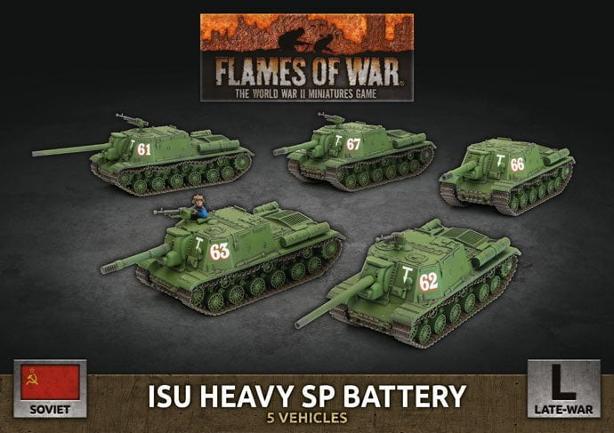 Flames Of War SBX63 ISU Heavy SP Battery