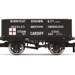 Hornby R60025 "Burnyeat Brown & Co Ltd" 6 Plank Wagon No.691
