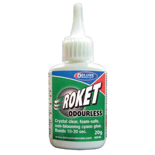 Deluxe AD46 Roket Odourless Cyanoacrylate Adhesive 20G