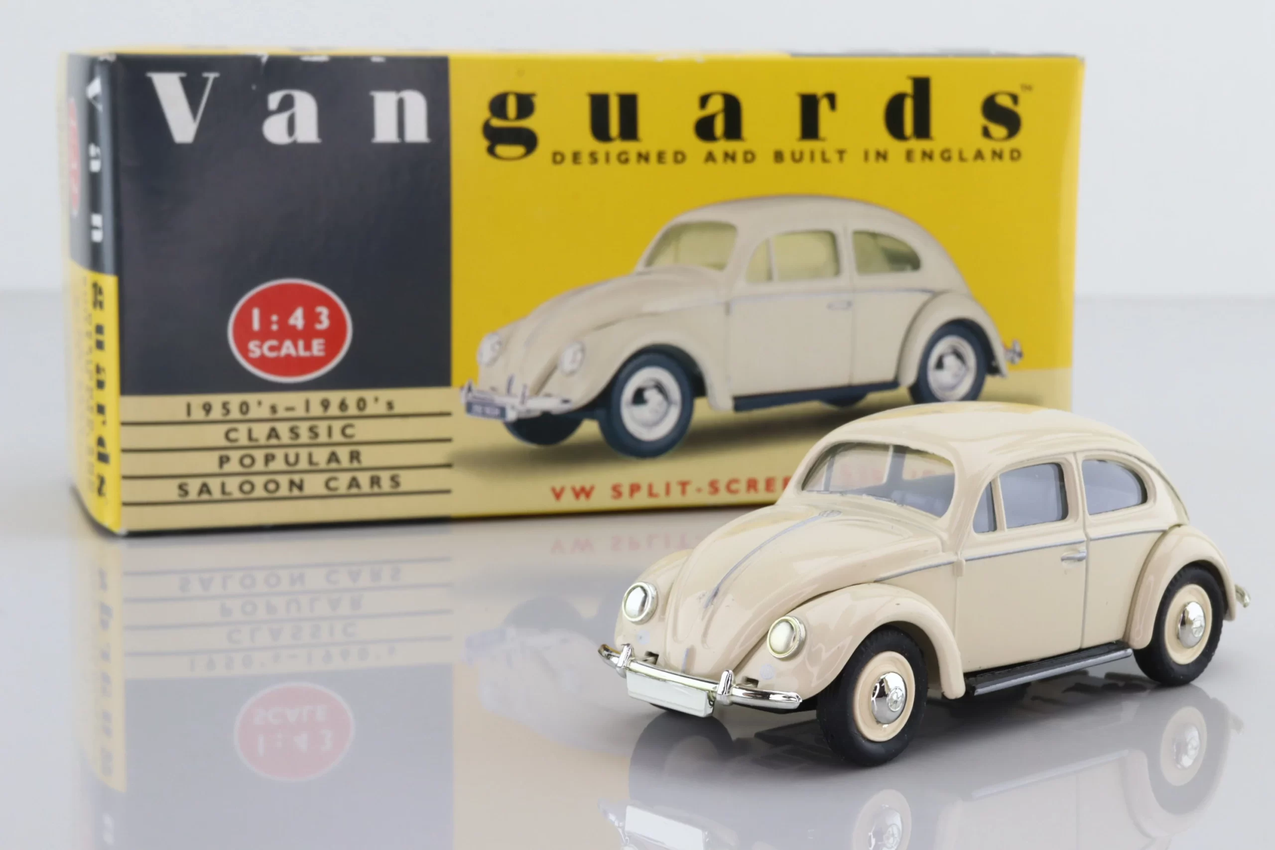 Vanguards VA12000 1/43 VW Split Screen Beetle in beige