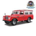 Burago 22063 Land Rover Series 11 1/24 red/white