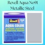 Revell Aqua No91 Metallic Steel (18ml)