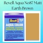 Revell Aqua No87 Matt Earth Brown (18ml)