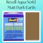Revell Aqua No82 Matt Dark Earth (18ml)