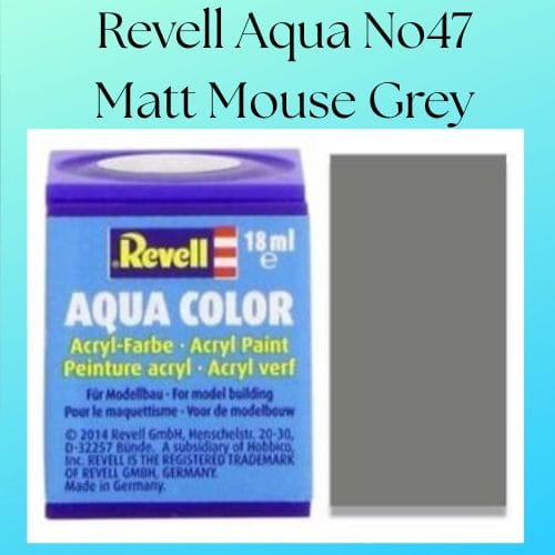 Revell Aqua No47 Matt Mouse Grey (18ml)