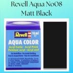 Revell Aqua No08 Matt Black (18ml)