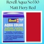 Revell Aqua No330 Matt Fiery Red (18ml)