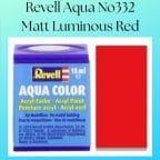 Revell Aqua No332 Matt Luminous Red