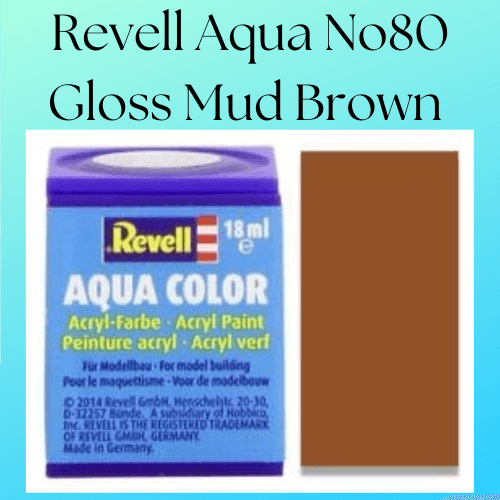 Revell Aqua No80 Gloss Mud Brown