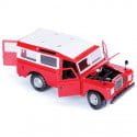 Burago 22063 Land Rover Series 11 1/24 red/white - Image 2