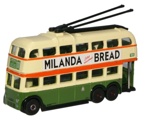 Oxford Diecast NQ1004 Glasgow Corporation Transport BUT Trollybus