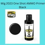 Mig 2023 Black One Shot Primers 60ml