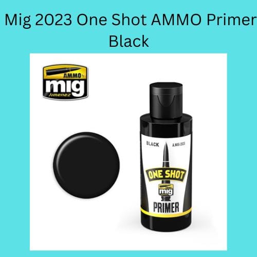 Mig 2023 Black One Shot Primers 60ml