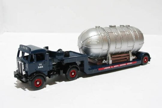 Corgi / Lledo Trackside DG124000 AEC Mammoth with Low Loader & Cylinder Load - LNER - Pre Loved